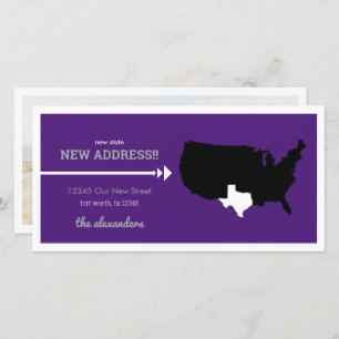 Estado Novo Roxo, Novo Endereço! Texas Moving