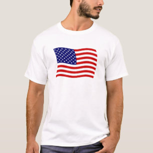 Estados Unidos da América Camisa da Bandeira EUA