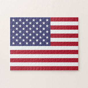 Estados Unidos da América Flag Quebra-cabeça
