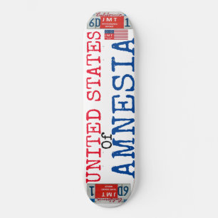 ESTADOS UNIDOS DA AMNÉSIA - Capa de skate de 1/2"
