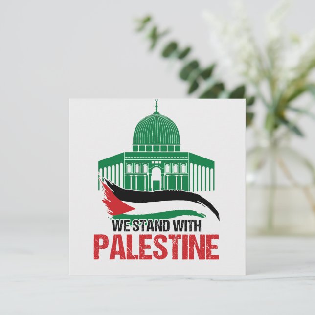 Estamos com a Palestina (Em pé/Frente)