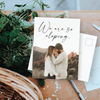 Estamos Eloping Wedding Atualização Foto Anúncio P