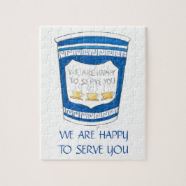 Estamos felizes em te servir de Quebra-cabeça da T