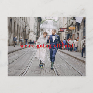 Estamos indo para o virtual Convite de Casamento