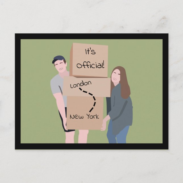 Estamos mudando o cartão postal do lançamento (Frente)