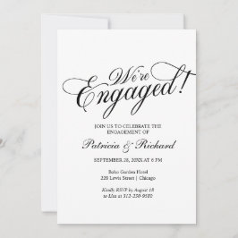 Estamos no Convite para Festas de noivado