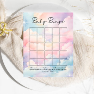 Estamos no jogo do Chá de fraldas Nine Baby Bingo