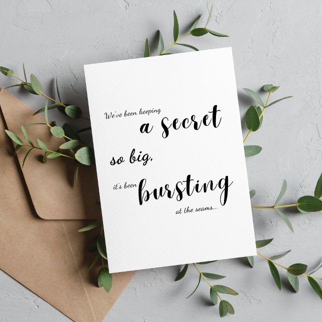 Estamos Tendo Um Cartão De Bebê (Criador carregado)