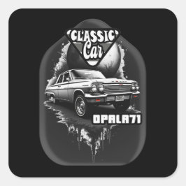 Estampa Carro - Classic Car Opala 71 - Adesivo