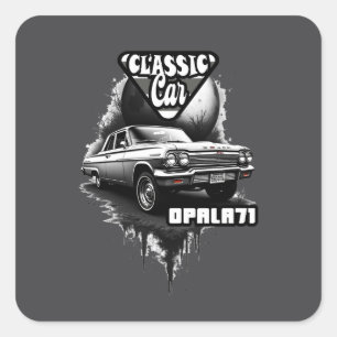 Estampa Carro - Classic Car Opala 71 - Adesivo