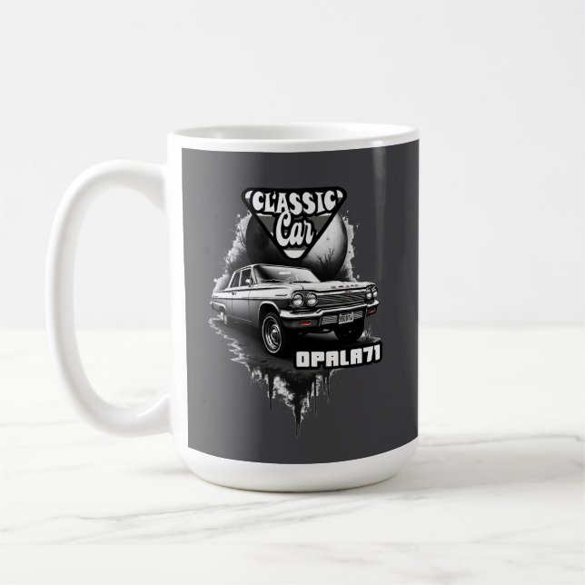 Estampa Carro - Classic Car Opala 71 - Caneca (Esquerda)