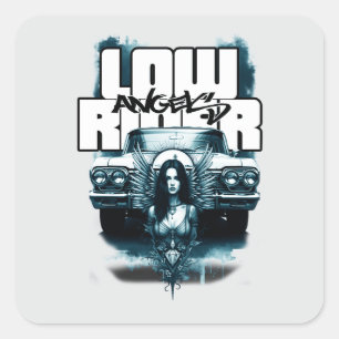 Estampa Carro - Low Rider Angels - Adesivo