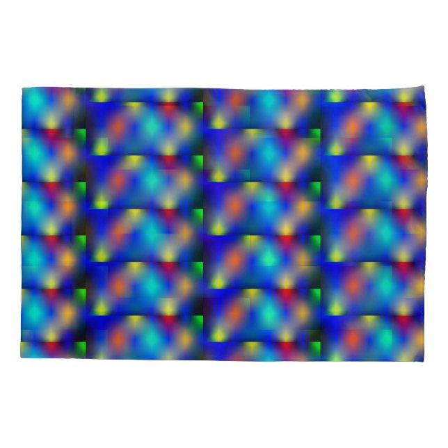 Estampa colorida, 'escama quadrada'. (Traseira-Esquerda)