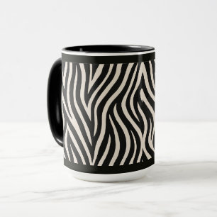 "ESTAMPA DE ZEBRA" - CANECA DE CAFÉ DE 15 OZ