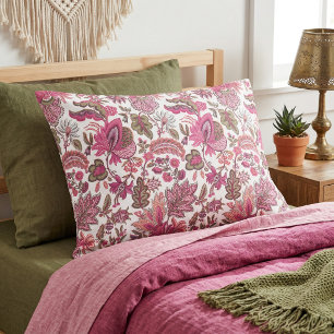 Estampa Floral Vintage Boho Rosa