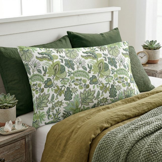 Estampa Floral Vintage Boho Verde (Criador carregado)
