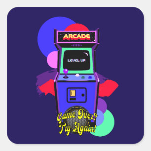 Estampa Game - Retro Arcade Game - Adesivo
