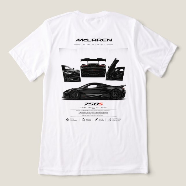 Estampa Gráfica de Supercarro (Verso do Design )