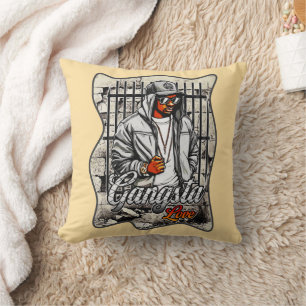 Estampa Hip Hop - Gangsta Love - Almofada
