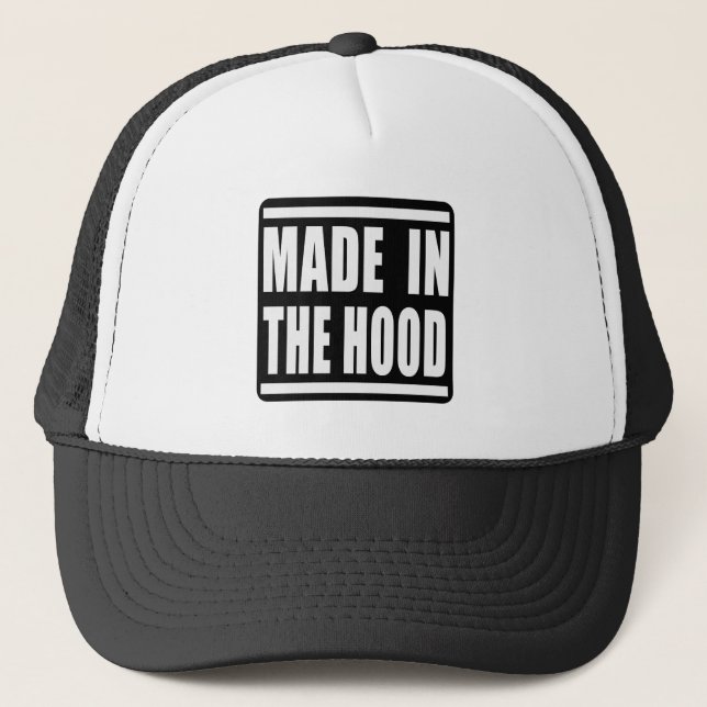 Estampa Hip Hop - Made in the Hood - Bone (Frente)
