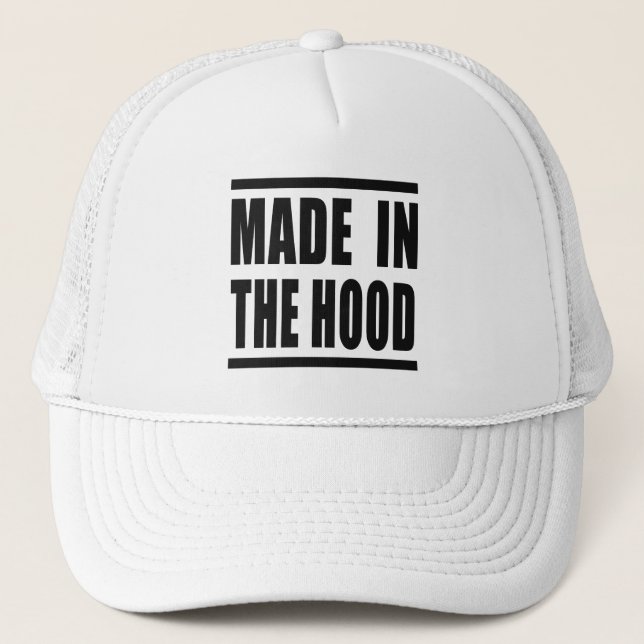 Estampa Hip Hop - Made in the Hood - Bone (Frente)