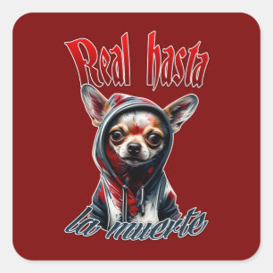 Estampa Hip Hop - Real Hasta La Muerte - Adesivo