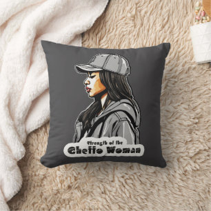 Estampa Hip Hop - Strength of Woman - Almofada