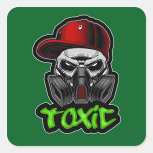 Estampa Hip Hop - TOXIC - Adesivo