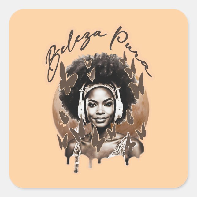 Estampa Moda - Pure Beauty – Adesivo (Frente)