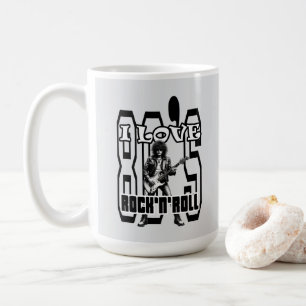 Estampa Rock - I Love 80s Rock’n’Roll – Caneca