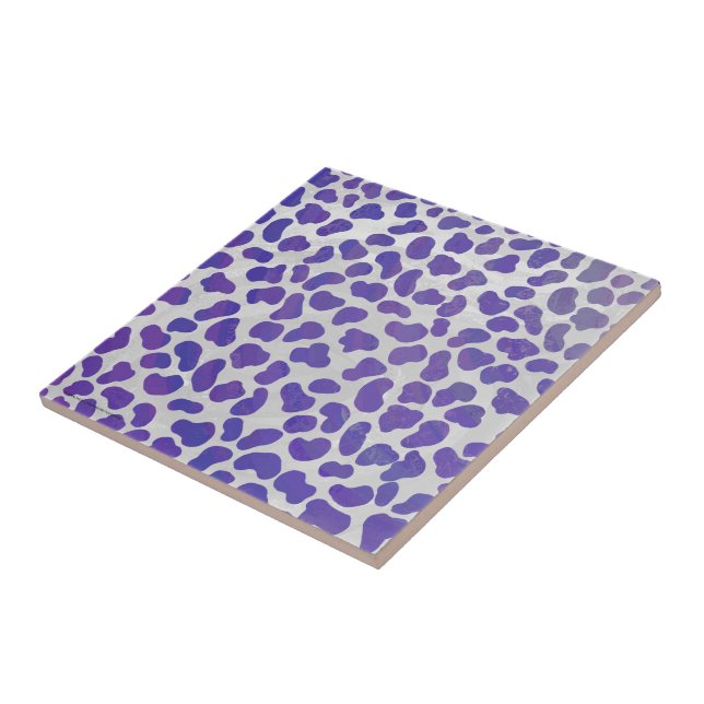 Estampa Roxa e Branca Dálmata (Lateral)