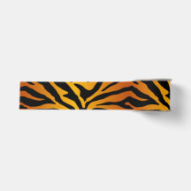 Estampado listrado de tigre
