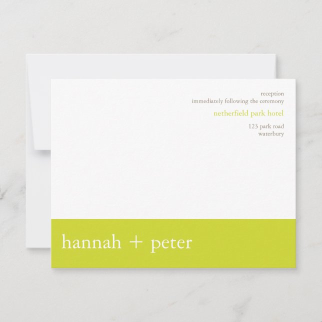 Estandarte Chartreuse :: Convite de Recepção (Frente)