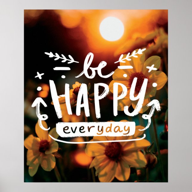 ESTAR FELIZ TODOS OS DIAS, Citar Poster (Frente)