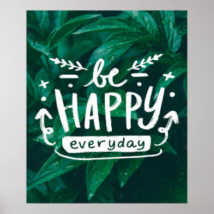 ESTAR FELIZ TODOS OS DIAS, Citar Poster