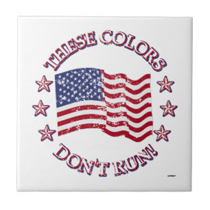 Estas cores não correm! Bandeira Americana e Estr