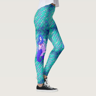 Estas são as minhas leggings da Sereia, trabalho f