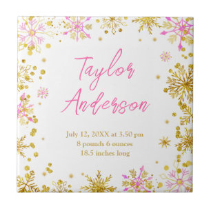 Estatísticas de Nascimento de Bebês, Flocos de Nev