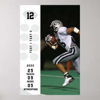 Estatísticas personalizadas de Poster de futebol n