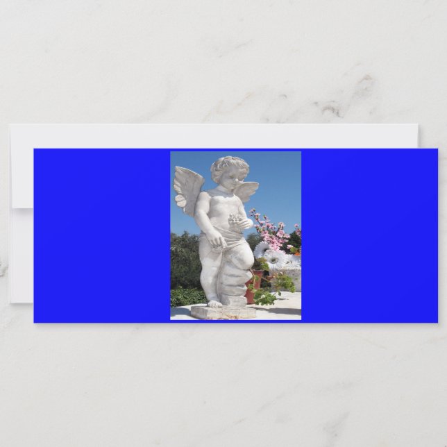 Estátua Angel em Azul V (Frente)