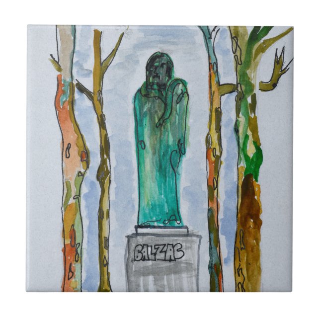 Estátua Balzac de Rodin| Paris, França (Frente)