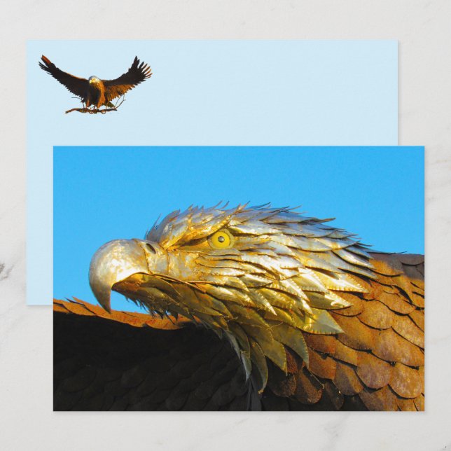 Estátua da Águia Balda (Frente/Verso)