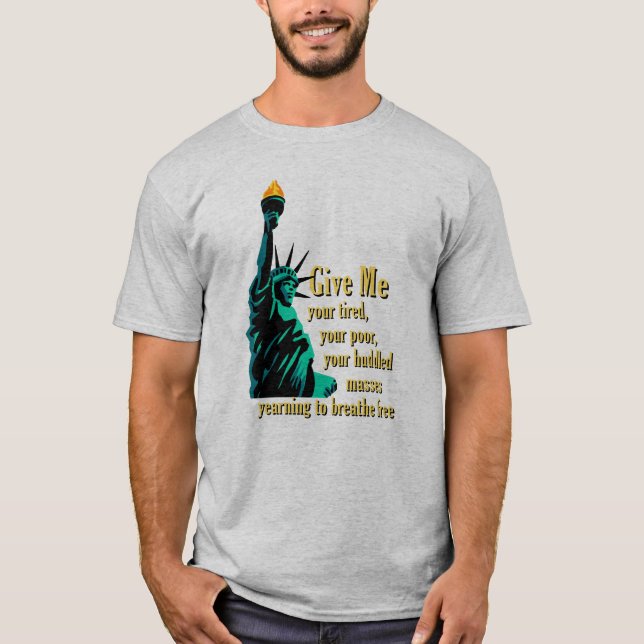Estátua da Camiseta da Liberdade - liberdade (Frente)