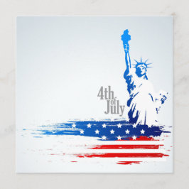 Estátua da Liberdade 4 de julho Convite