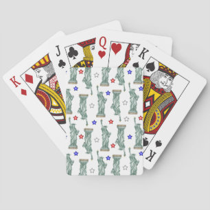 Estátua da Liberdade - Cartas de Baralho com Estre