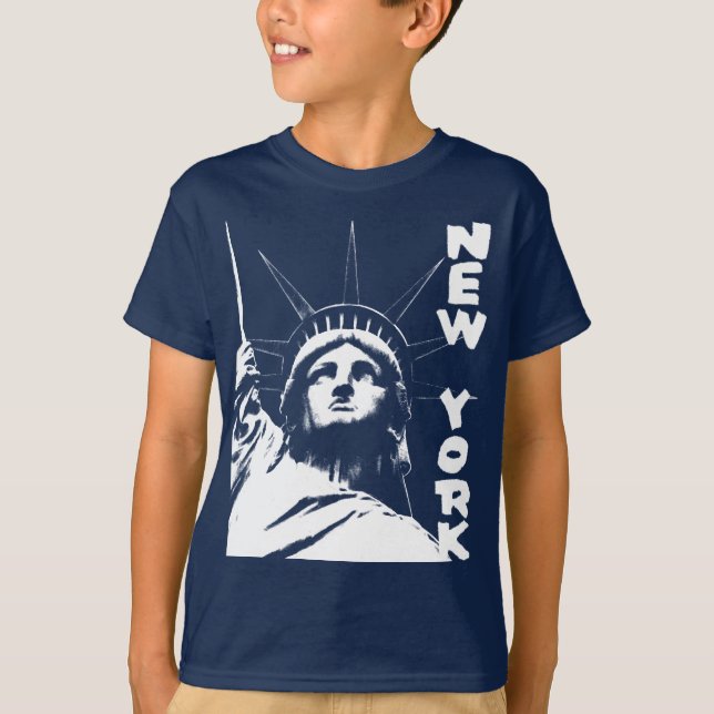 Estátua da liberdade da camisa da New York do (Frente)