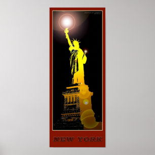 Estátua da Liberdade de Nova Iorque - 03 - Poster 