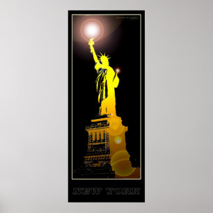 Estátua da Liberdade de Nova Iorque - 04 - Poster 