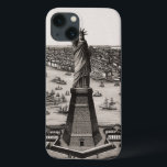Estátua Da Liberdade No Porto De Nova Iorque<br><div class="desc">Lithógrafo,  c1900. | ID:0092411</div>