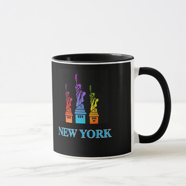 ESTÁTUA DA LIBERDADE NOVA YORK EUA CANECA DE CAFÉ (Direita)